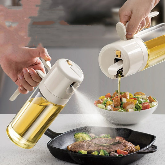 2 In 1 Oil Sprayer Bottle BBQ Cooking Oil Dispenser - Poppa online store