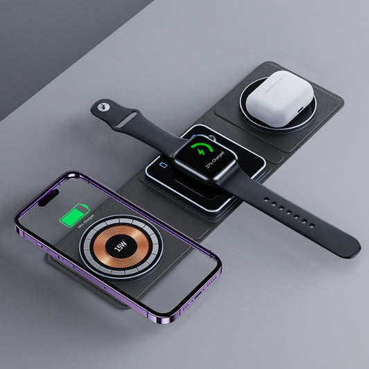 "POPPA" 3 IN 1 Magnetic Folding Wireless Charger - Poppa online store